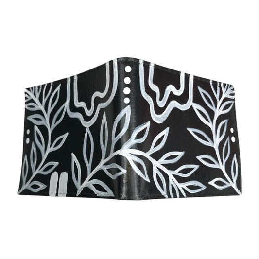 Rooted Hand Painted Leather Wallet