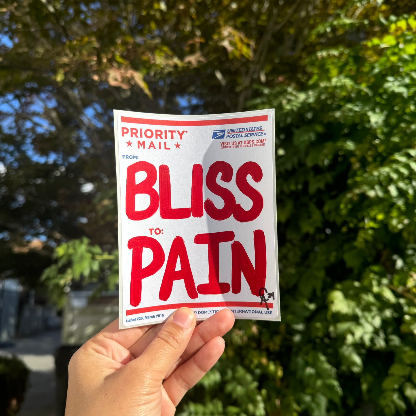 From: Bliss To: Pain