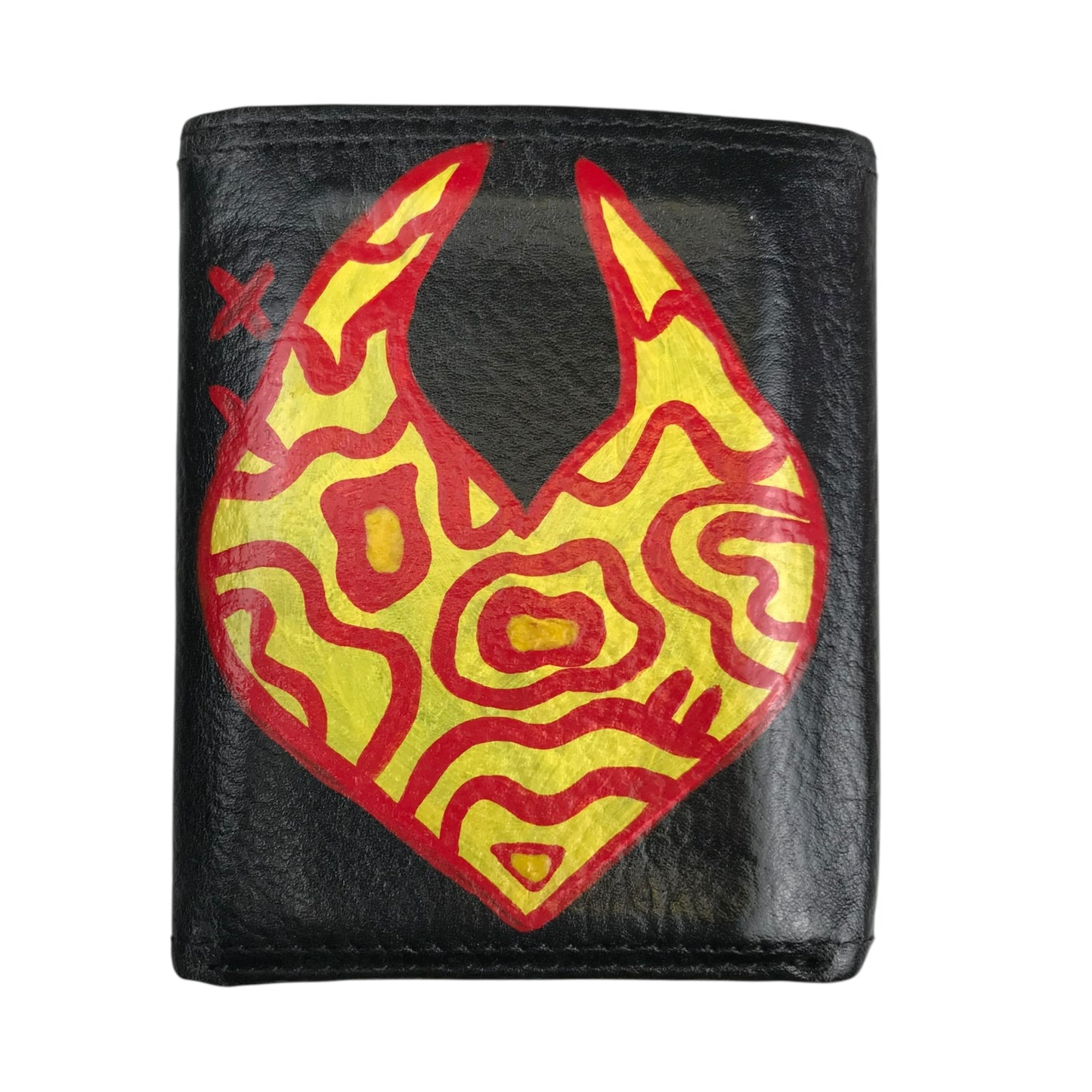 Uproar Hand Painted Leather Wallet