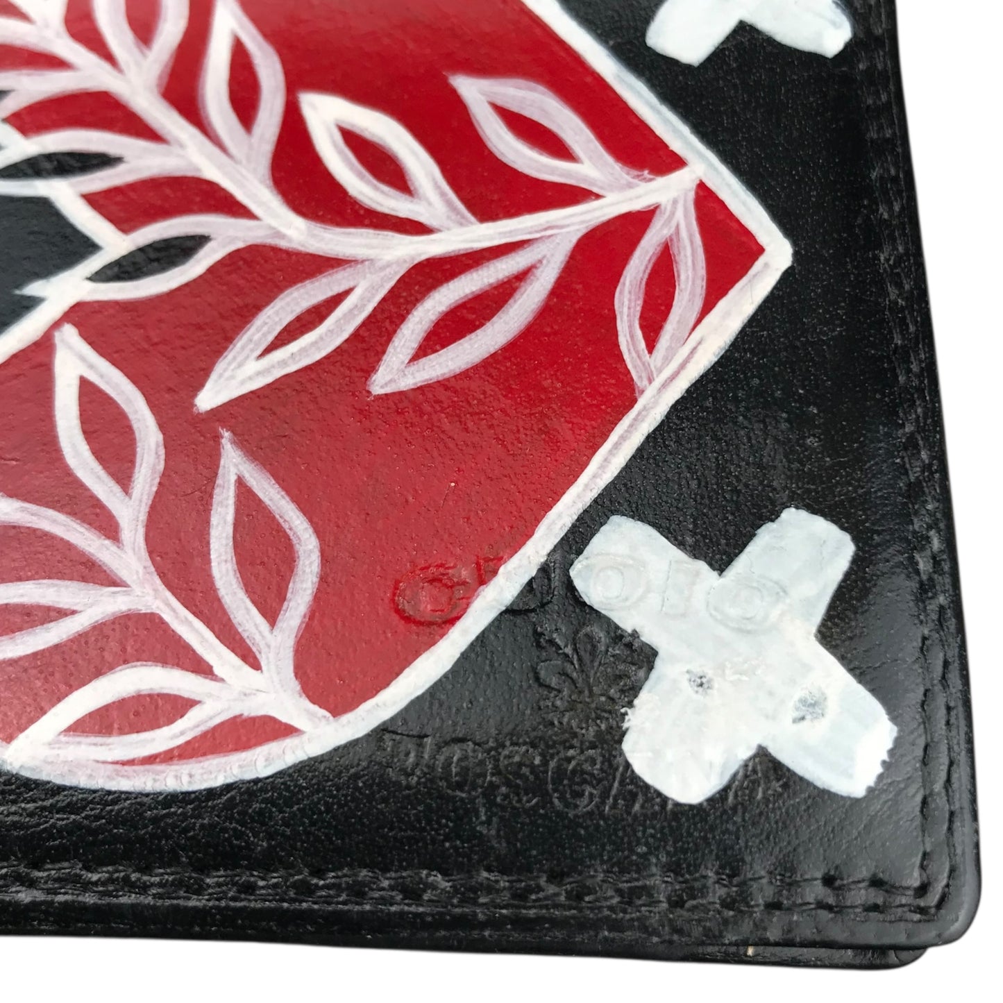 Rebel Hand Painted Leather Wallet